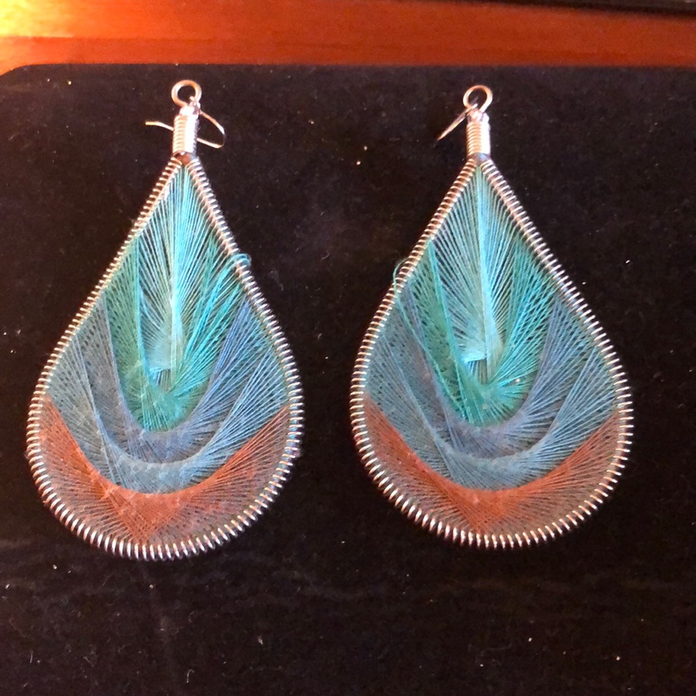 $$SALE$$Peacock String Earrings